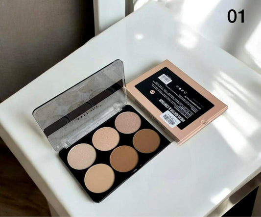 AnyLady Contour and Highlighter Palette