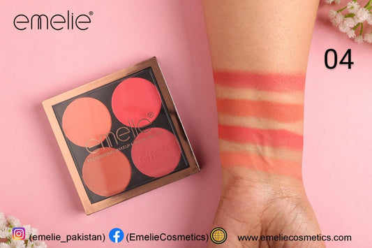Emelie 4 in 1 Blush Palette