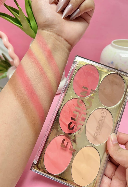 SevenCool Blush and Contour palette