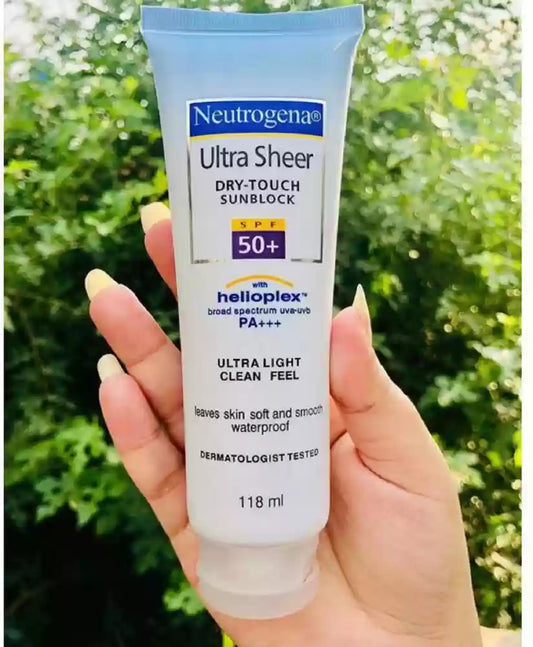 Neutrogena Sunblock Ultra Sheer Dry Touch Spf 50+ Original 118ml