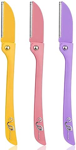 Pack Of 3- Feather Flamingo Facial Razor for Face, Eyebrows & Body shaving