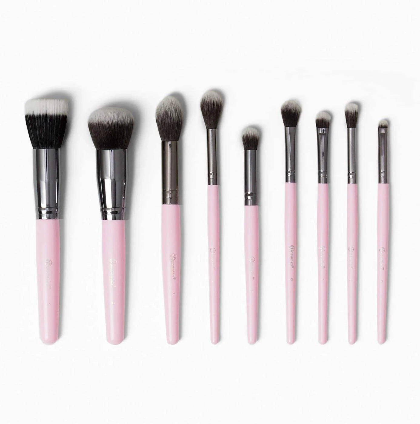 BH Cosmetics- Mrs Bella 9 Piece Brush Set with a brush holder.