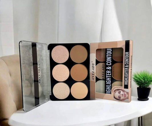 AnyLady Contour and Highlighter Palette