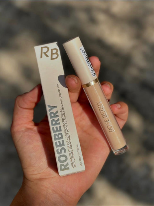 Roseberry Full Coverage Concealer – 12H Long-Lasting