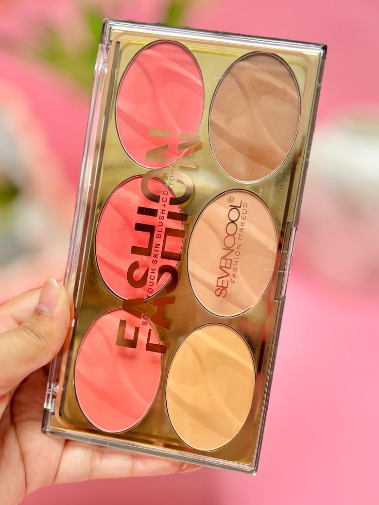 SevenCool Blush and Contour palette