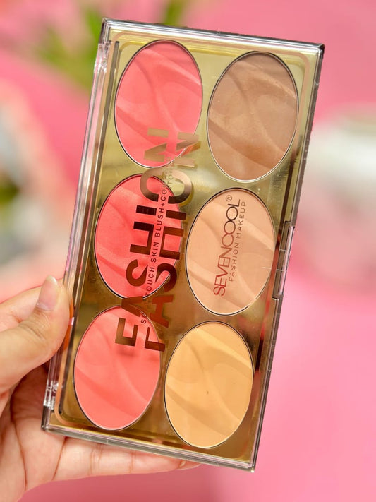SevenCool Blush and Contour palette